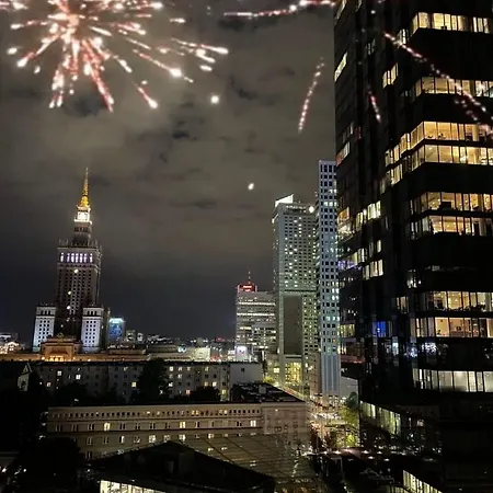 Apartment Skyline Panorama Warschau
